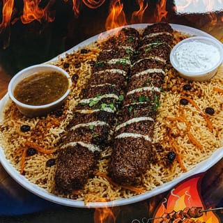 Qabuli Palow with Ground Chicken or Beef