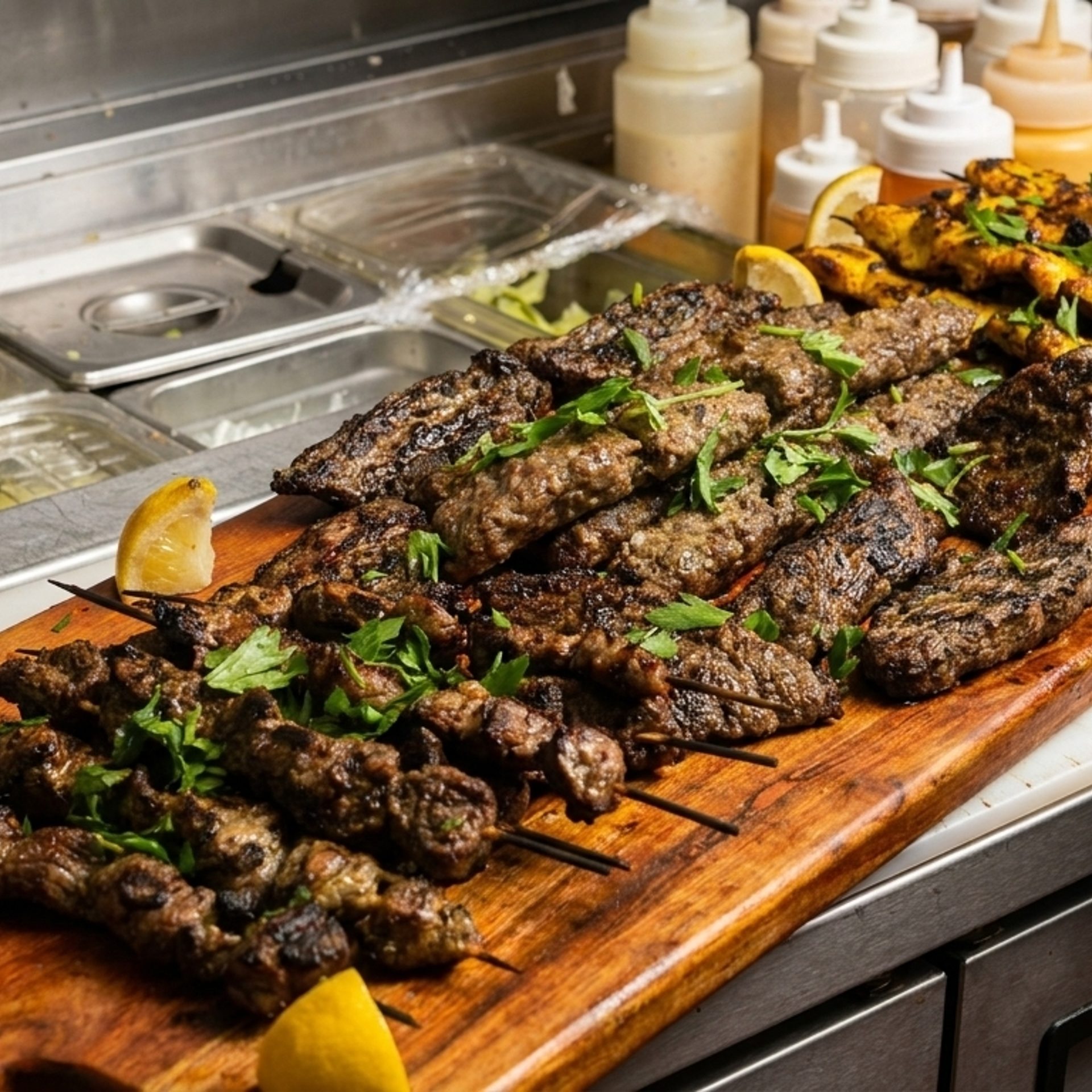 Grilled Over Real Charcoal