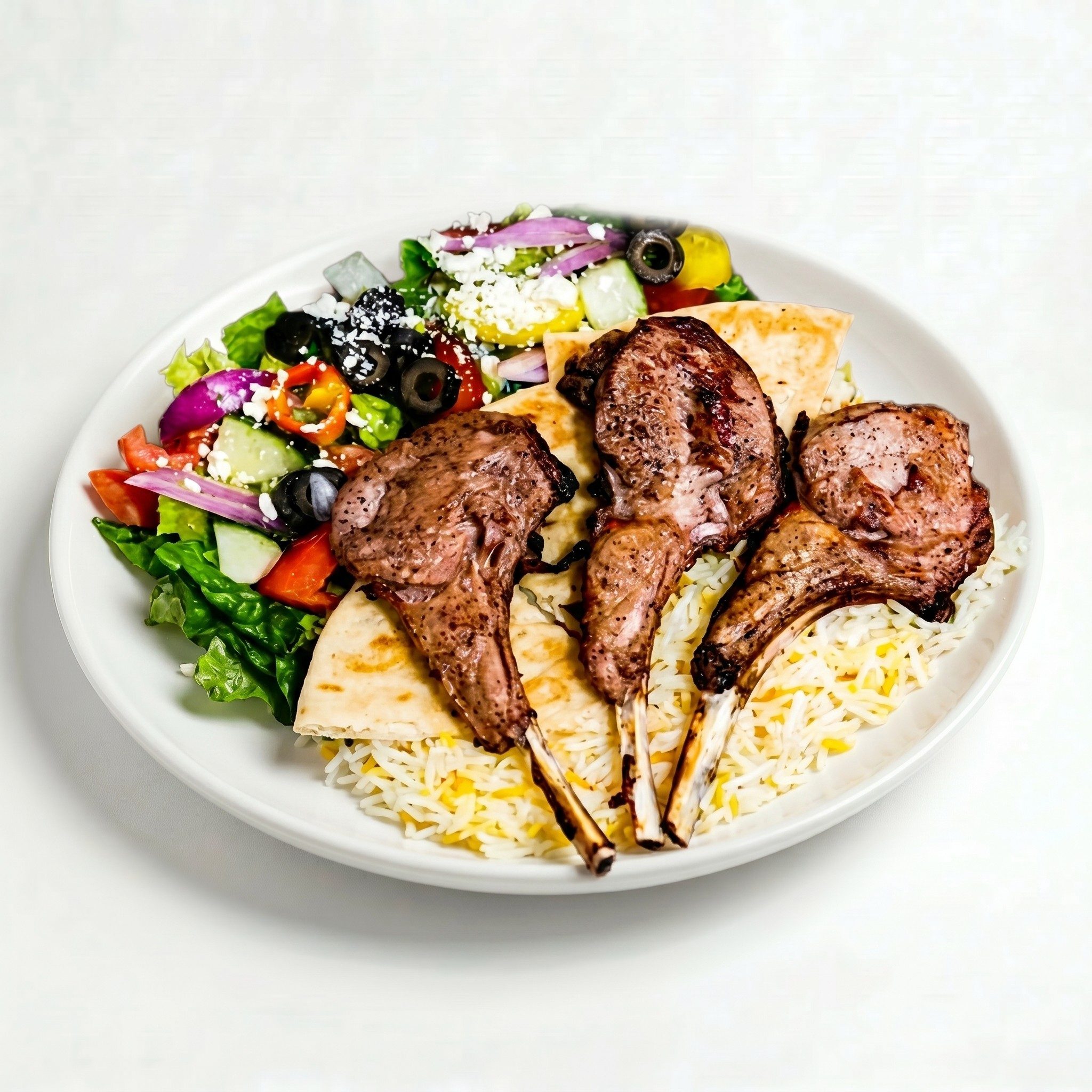 Lamb Chops Plate.