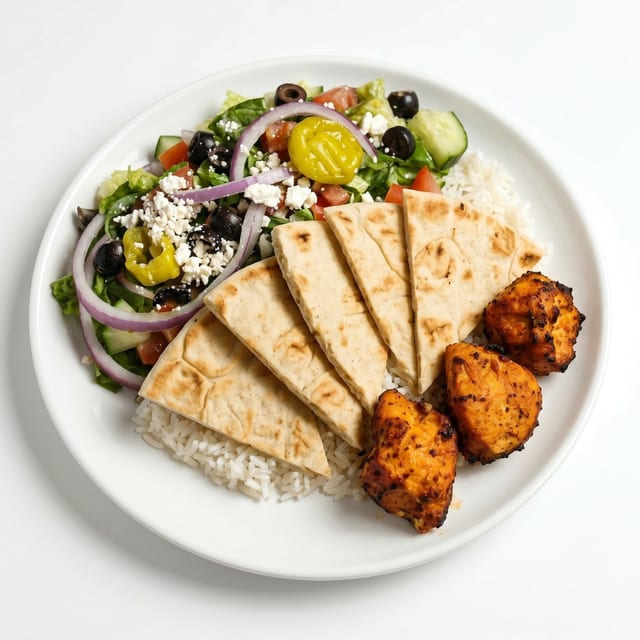 Chicken Kabob Plate.